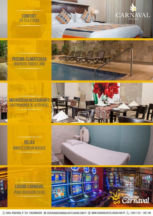 Carnaval Hotel Casino Encarnación Eksteriør billede Hotel