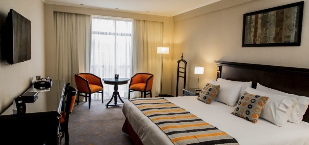 Carnaval Hotel Casino Encarnación Eksteriør billede A room at the hotel